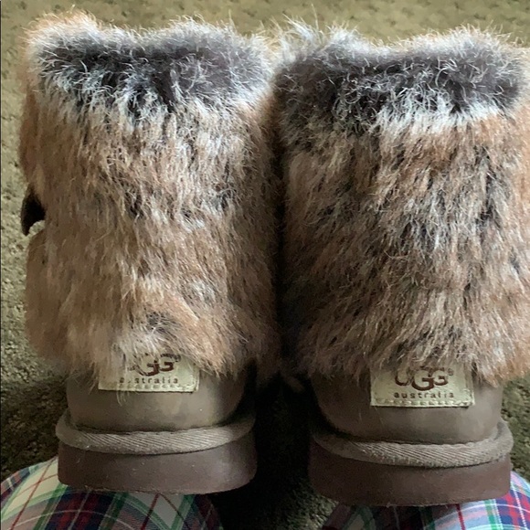 UGG furry crop boot- purchased @ Nordstrom Rack - Picture 3 of 6